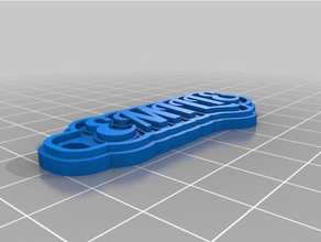 emilie keychains customized 3d print model - Mito3D