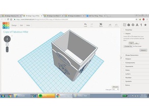 Impreso en 3d de la cubierta caja ultra pro impresión 3d print model - Mito3D