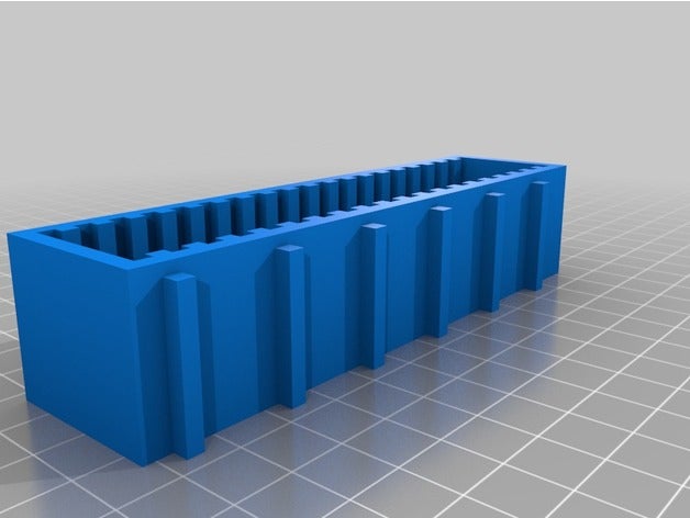 20x sd-card rack di stampa più caselle addetti l'una dall'altra strumento i titolari personalizzato 3D print model - Mito3D