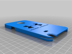 note 4 under armour case 3d printing note4 tinkercad underarmour 3d print model - Mito3D