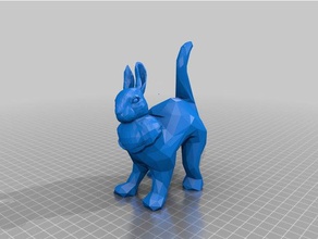 Katze, Hase &lt3 3d drucken remixchallenge 3d print model - Mito3D