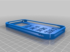 caso de telefone htc one 3d impressão 3d print model - Mito3D