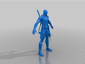 deadpool 3d impresión 3d print model - Mito3D
