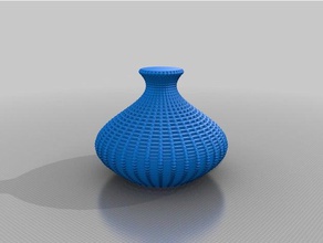 parametrische Blase vase math Kunst angepasst 3d print model - Mito3D