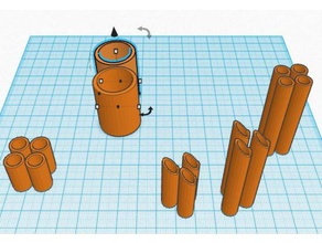 juguete de agua juego accesorios tuberías ajuste a presión 3d print model - Mito3D