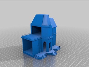 austins Haus 3d drucken 3d print model - Mito3D