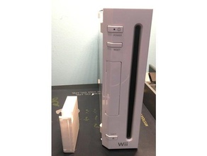 nintendo wii cinta dispenserwith titular oficina 3d print model - Mito3D