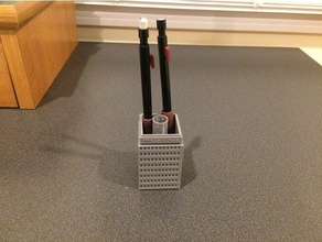 boston prudential tower office supply holder amazing architecture building cool fun markers pencils pens red sox useful 3d print model - Mito3D