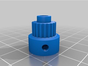 gt2 6mm 20 teeht 4mm de diâmetro 3d a impressora partes polia 3d print model - Mito3D