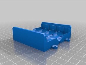 4x battery box 18650 aa cells other customized 3d print model - Mito3D