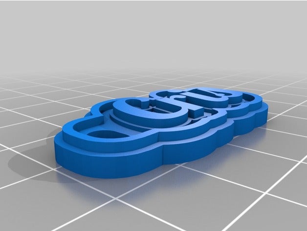 cris i portachiavi personalizzato 3D print model - Mito3D