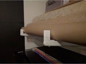shelf-edge-Ding office roll 3d print model - Mito3D