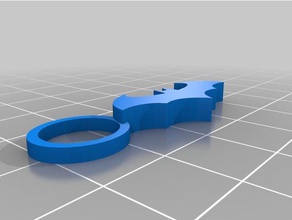 copie a chave de cadeia 3d impressão 3d print model - Mito3D