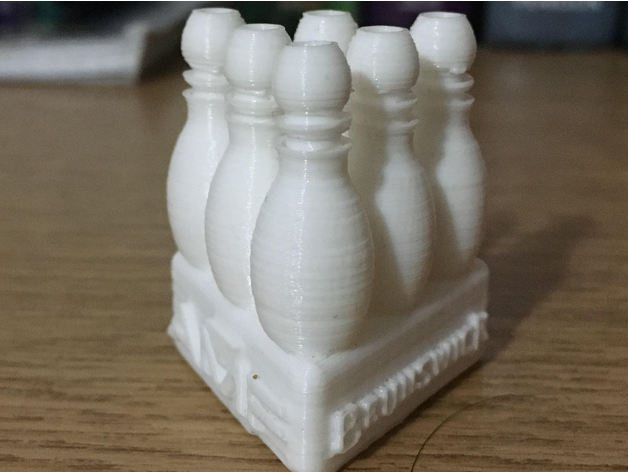 kalem tutucu iğne kalın ofis bowling pin stand ev işleri malzemeleri heykel 3D print model - Mito3D