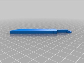 buster Schwert als Schlüsselanhänger cloud strife ff7 final fantasy 7 3d print model - Mito3D