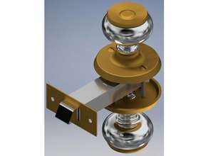 doorknob replacement parts 3d print model - Mito3D