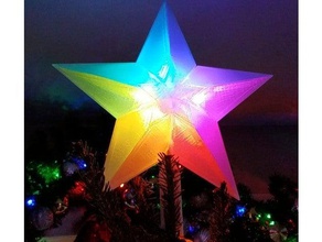 christmas tree star other 3d print model - Mito3D