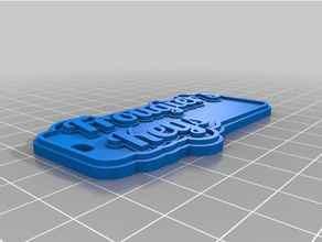 frougiers Schlüsselbund Schlüsselanhänger angepasst 3d print model - Mito3D