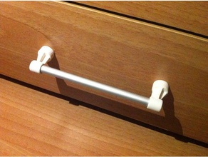 drawer handle 3d printing furniture repair wardrobe 3d print model - Mito3D