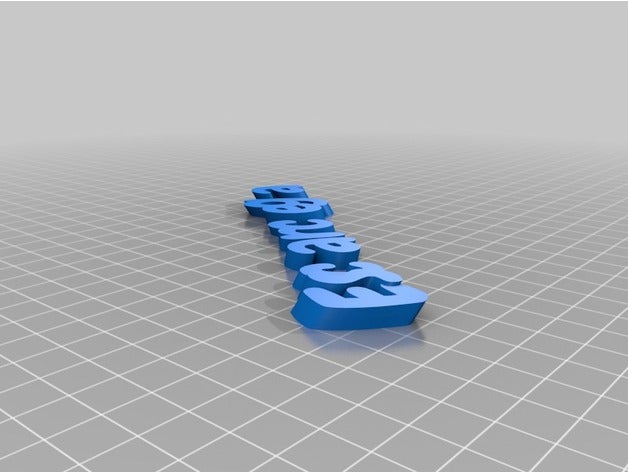 il mio personalizzato iamburnystext nome keyfob portachiavi organizzazione 3D print model - Mito3D