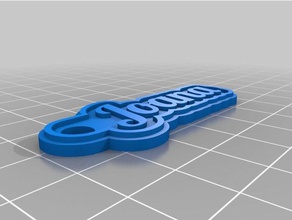 joana keychains customized 3d print model - Mito3D