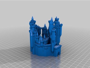 grand castle gli edifici le strutture personalizzato 3d print model - Mito3D