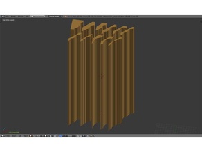 molduras de corona pack decoración la carpintería madera construcción trim 3d print model - Mito3D