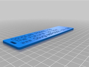 dr luggage label organization customized 3d print model - Mito3D