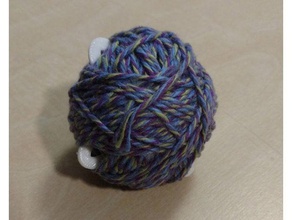 yarn bobbin ball starter diy crochet fibercraft knitting 3d print model - Mito3D