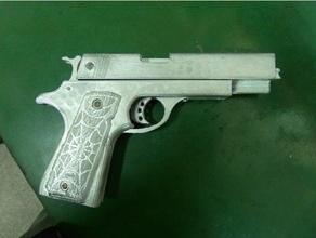 m1911 banda di gomma pistola altri 3d print model - Mito3D