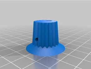 kirk knob 2 replacement parts customized 3d print model - Mito3D