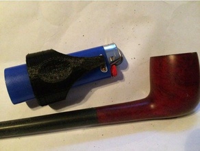 bic lighter pipe pick gadgets bowl smoking stirrer 3d print model - Mito3D