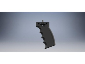 cámara de manejar pistol grip estabilizador mano la fotografía videografía 3d print model - Mito3D