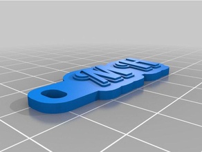 mh keychains customized 3d print model - Mito3D