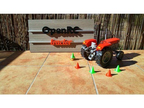 openrc tractor vehicles openrcproject opensource 3d print model - Mito3D