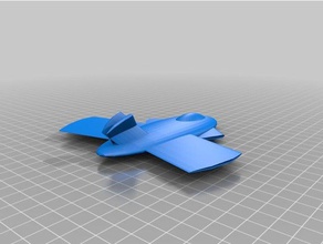 überbordende blorr 3d drucken Flugzeug Fliegen 3d print model - Mito3D