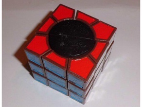 rubiks 3x3x3 o de type 2, carré, carré deux puzzles 3d print model - Mito3D