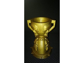 trofeo blood bowl sculture gioco da tavolo fantasia oggetti di scena wargame warhammer 3d print model - Mito3D
