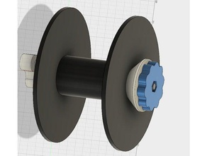 spoolholder 3d printer accessories filament holder spool low friction universal 3d print model - Mito3D
