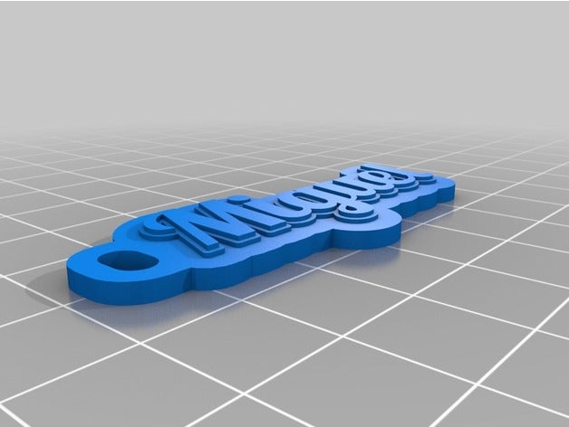 miguel de porte-clés personnalisé 3D print model - Mito3D