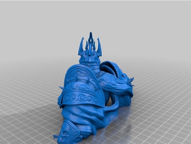 lich king arthas sculptures 3D print model - Mito3D