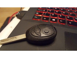 mini 1st gen key lock button replacement automotive 3d print model - Mito3D