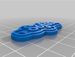 sof&iacutea keychains customized 3d print model - Mito3D
