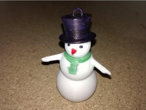 pupazzo neve creatures natale snow snowman 3d print model - Mito3D