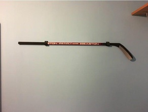bâton de hockey titulaire sport à l'extérieur canada rondelle sur glace glace, palet italie 3d print model - Mito3D