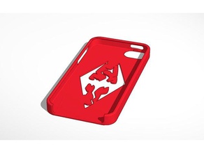 iphone5 skyrim case 3d printing 3d print model - Mito3D