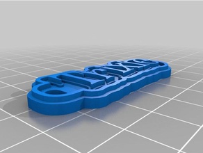 trixie keychain keychains customized 3d print model - Mito3D