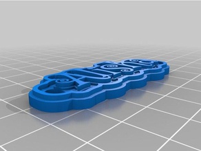 alisha keychain keychains customized 3d print model - Mito3D