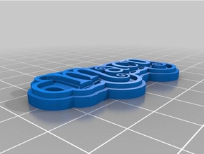 macy portachiavi i personalizzato 3d print model - Mito3D