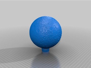 lua rosca da lâmpada acessórios 3d print model - Mito3D
